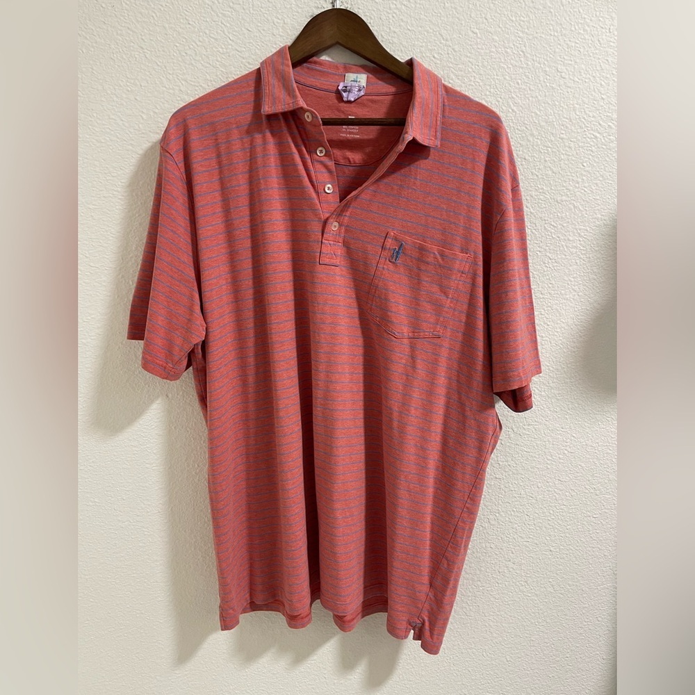 Johnnie O Striped Polo Shirt